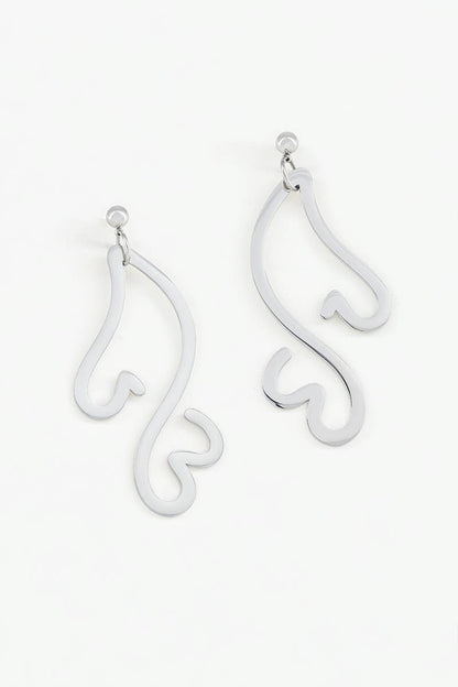 Boucles d'oreilles en acier inoxydable 124RX100