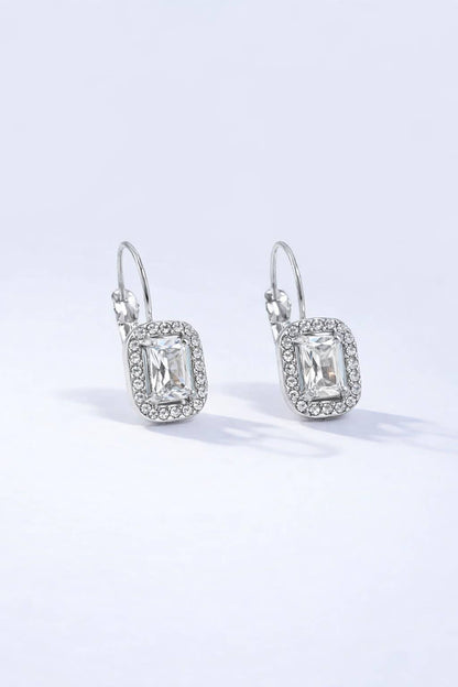 Stainless steel rhinestone earrings 124AQ14