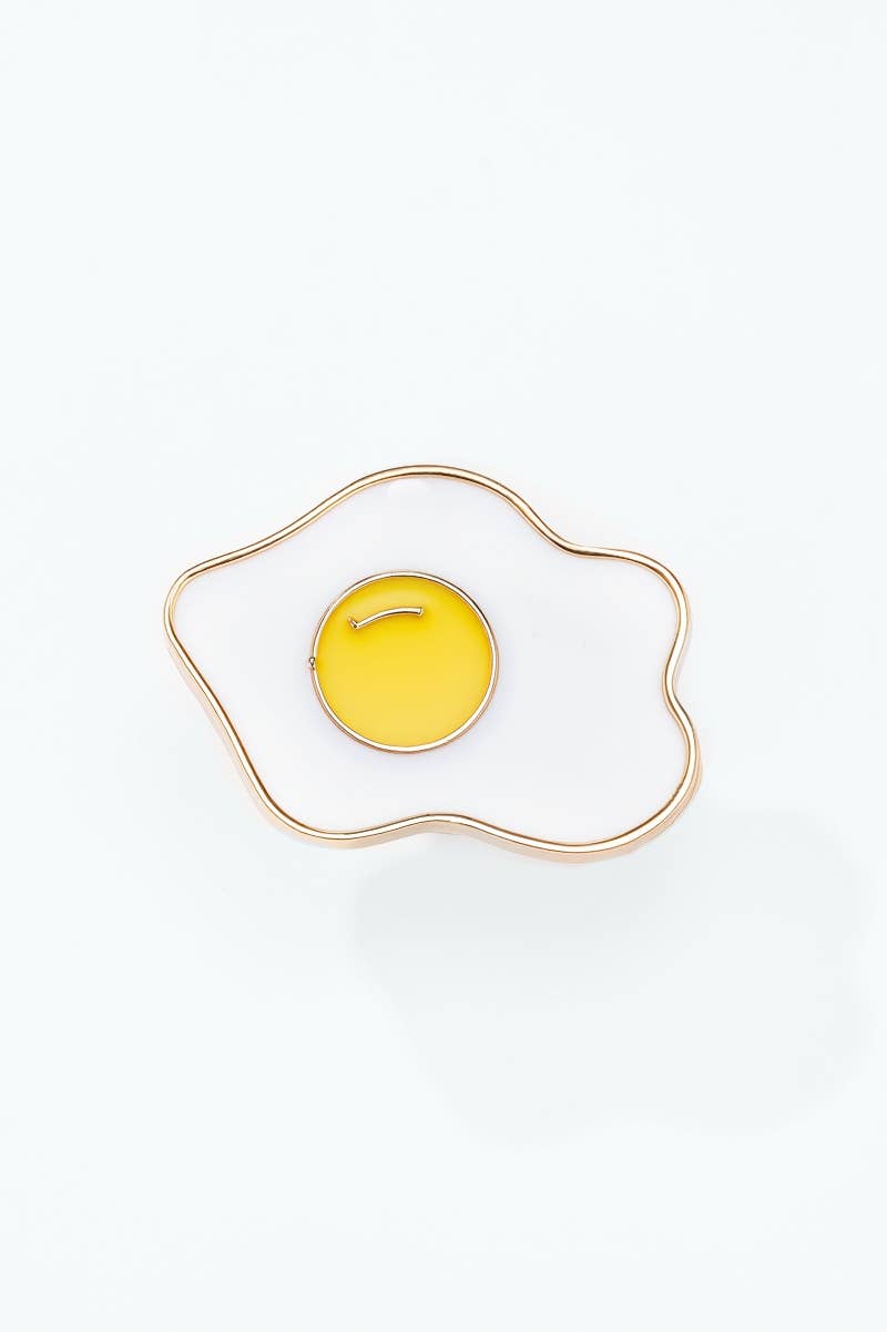 Pin's en résine Oeuf au plat BHY144XC