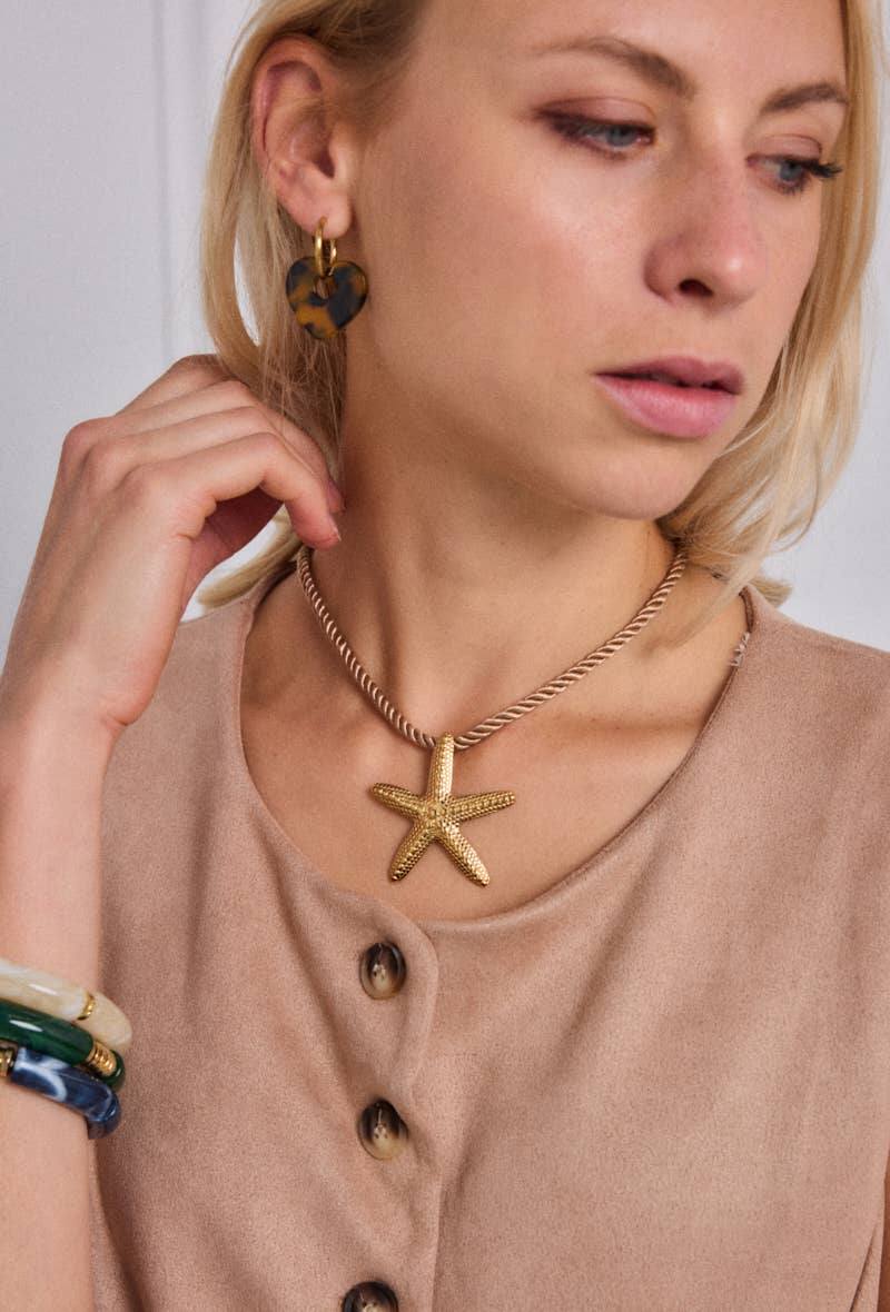 Stainless steel necklace 224AQ167