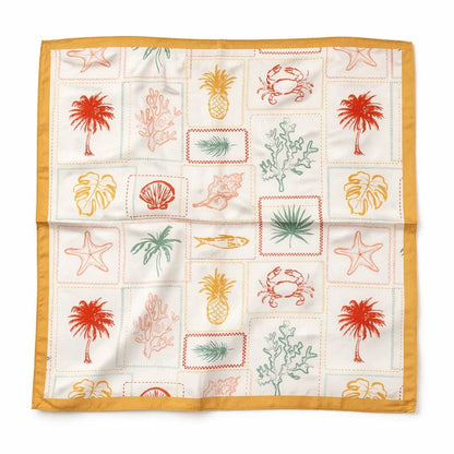 Patterned scarf 65 X 65 CM FL324DF