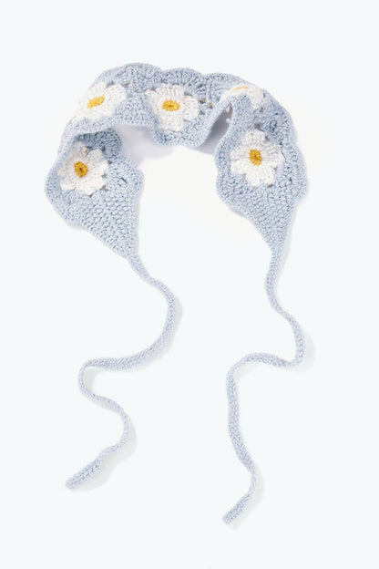Crochet flower bandana ST316HS