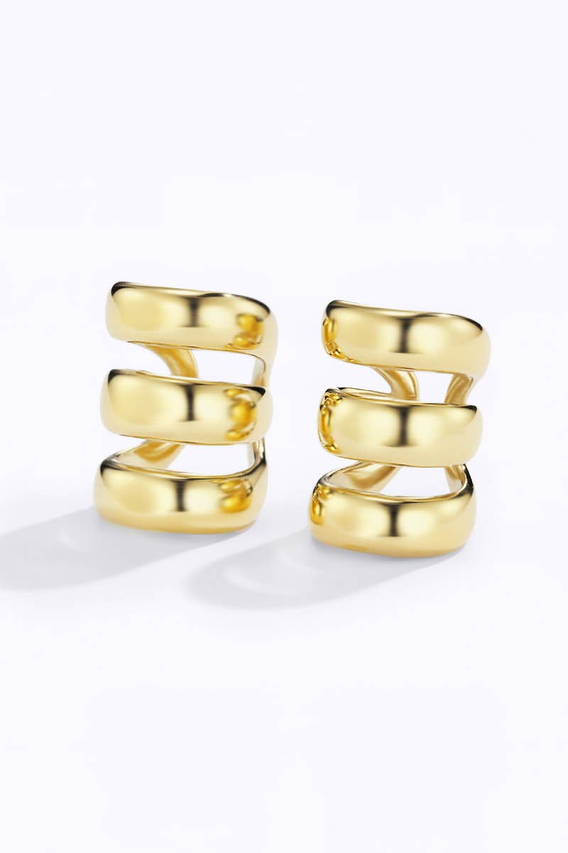 Stainless steel earrings 124AQ383