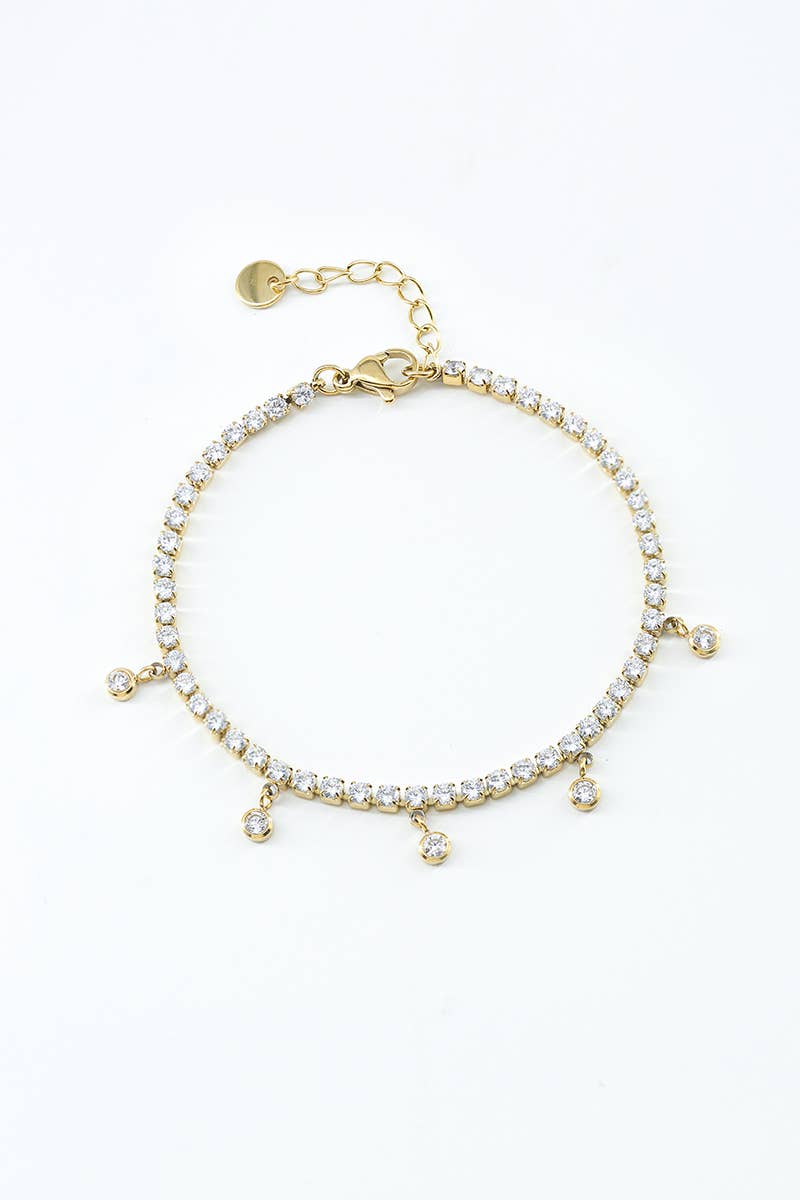 Stainless steel bracelet 324AQ135