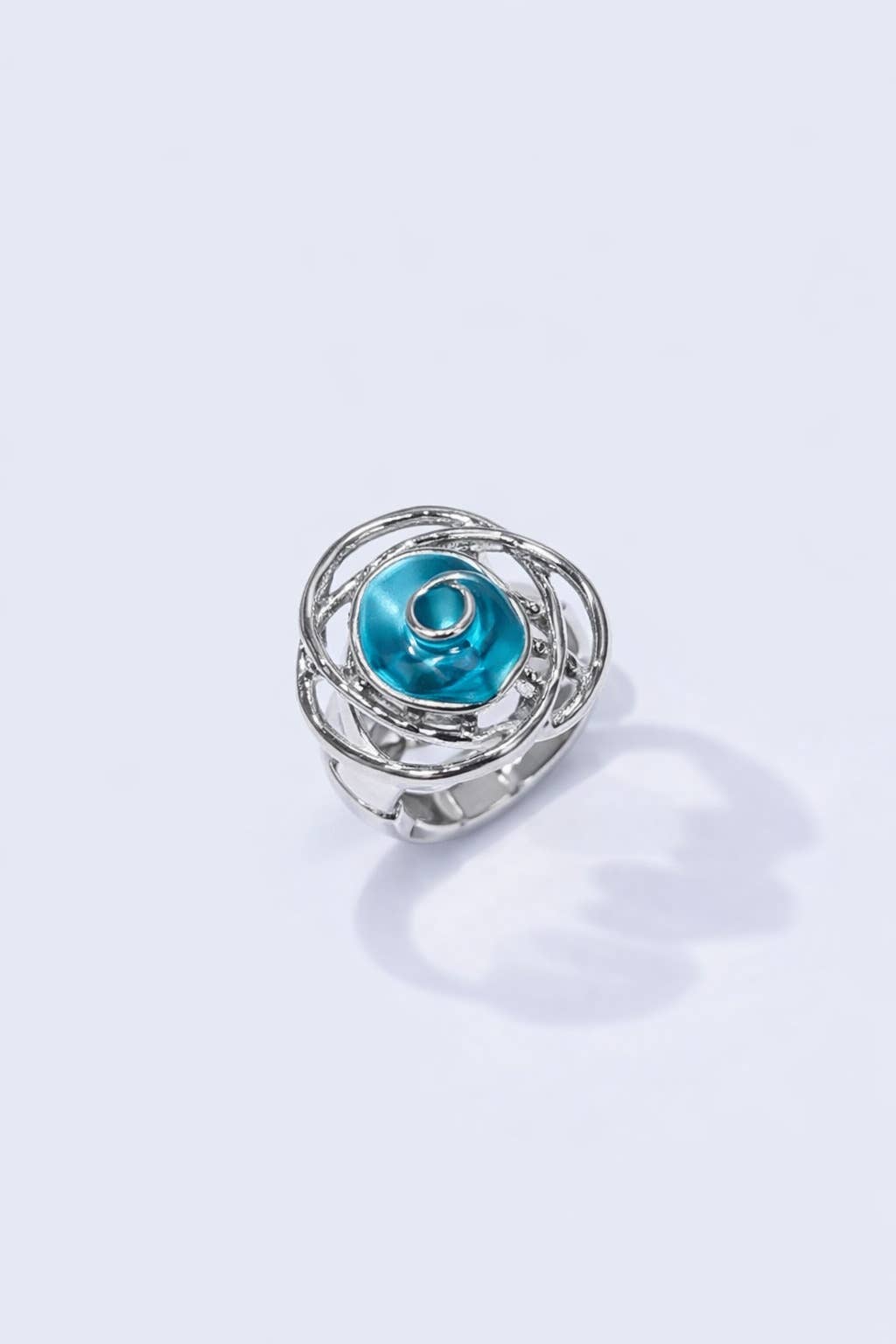 Colorful flower ring 424CP21