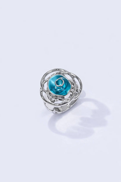 Colorful flower ring 424CP21