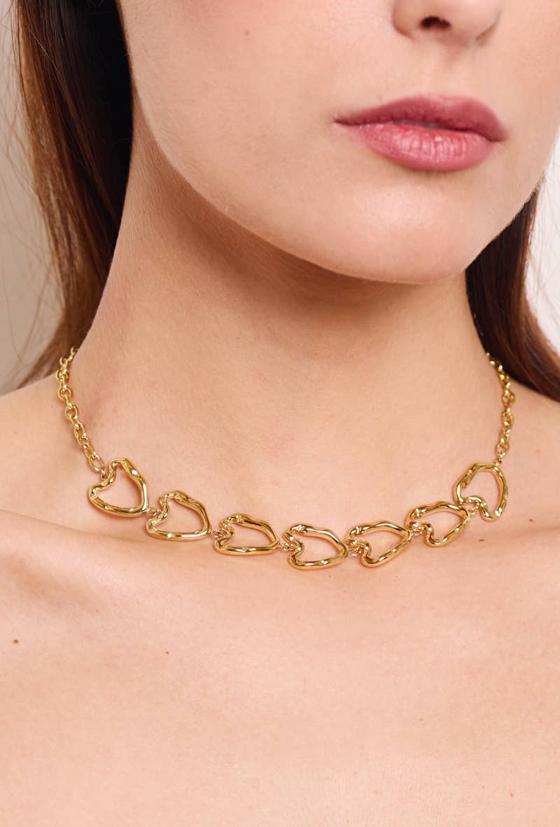 Stainless steel necklace 224AQ117