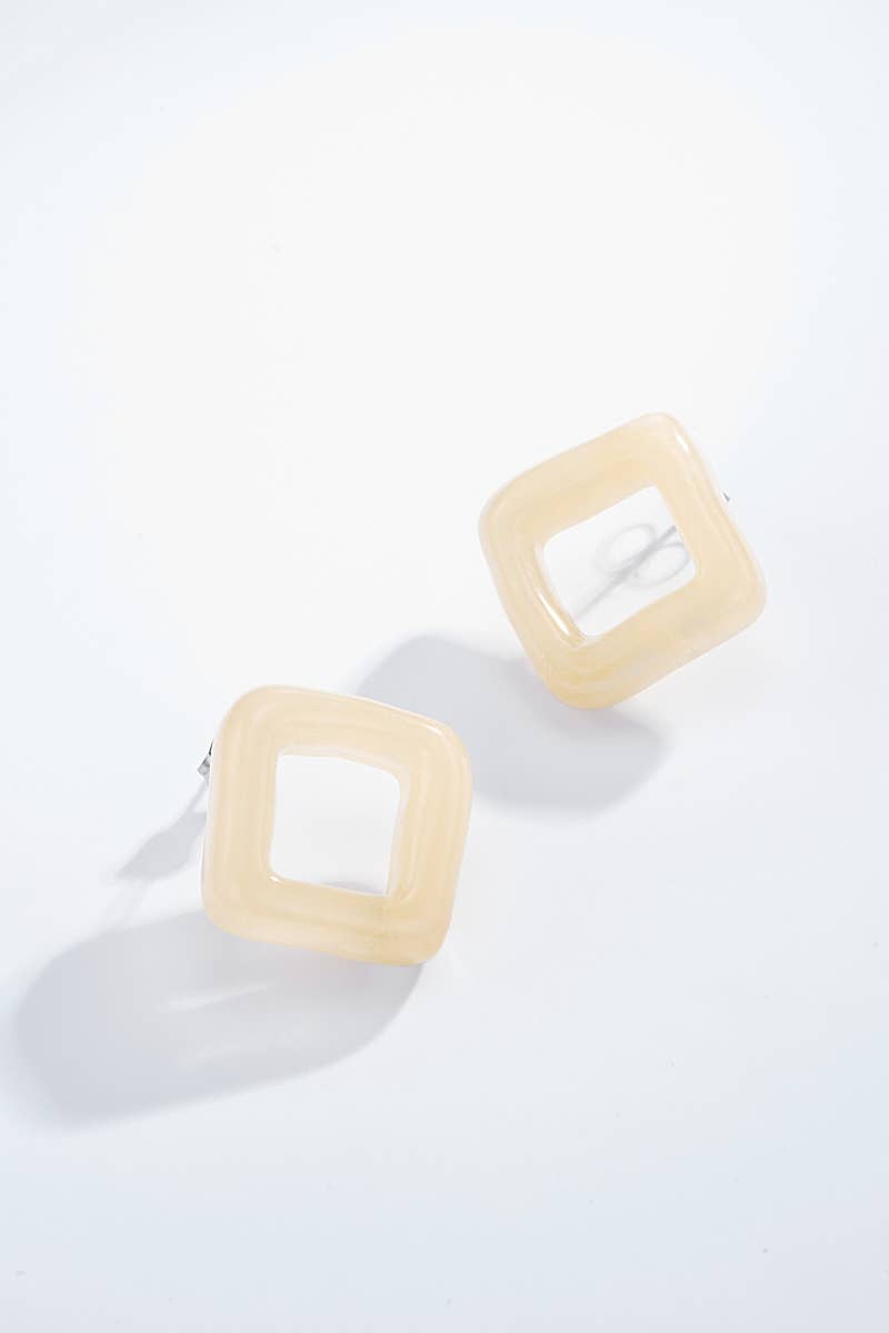 Stainless steel earrings 124CP08