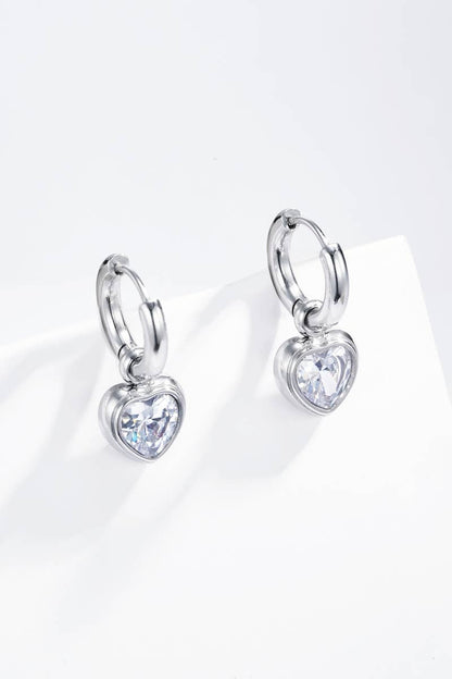 Boucles d'oreilles en acier inoxydable 124AQ241