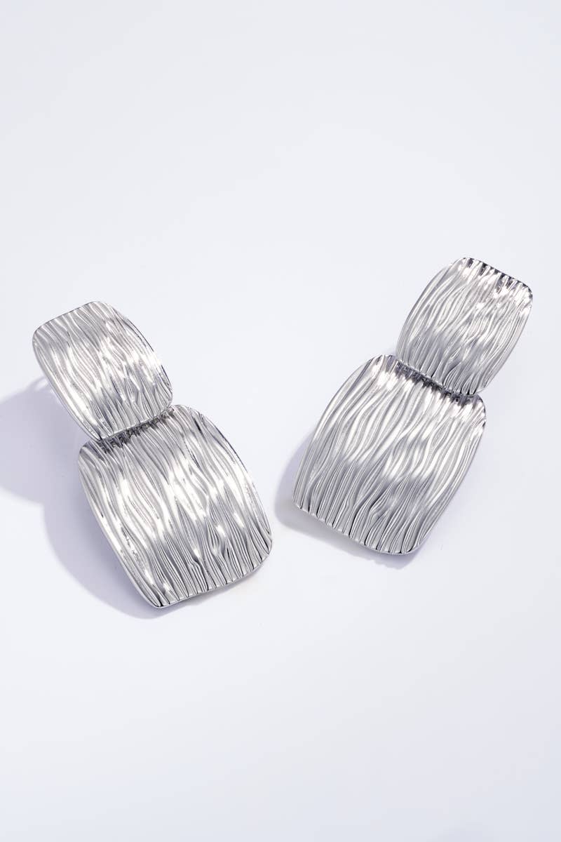 Boucles d'oreilles pendantes en acier inoxydable 124AQ01