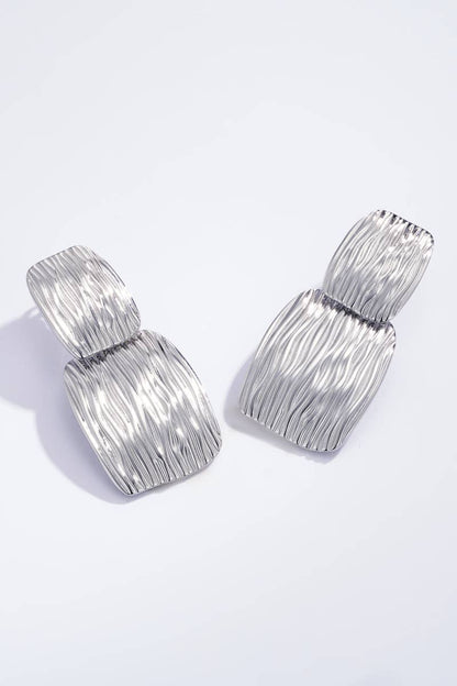 Boucles d'oreilles pendantes en acier inoxydable 124AQ01