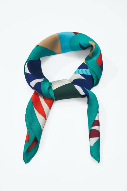 Printed scarf 70 x 70 cm FL59