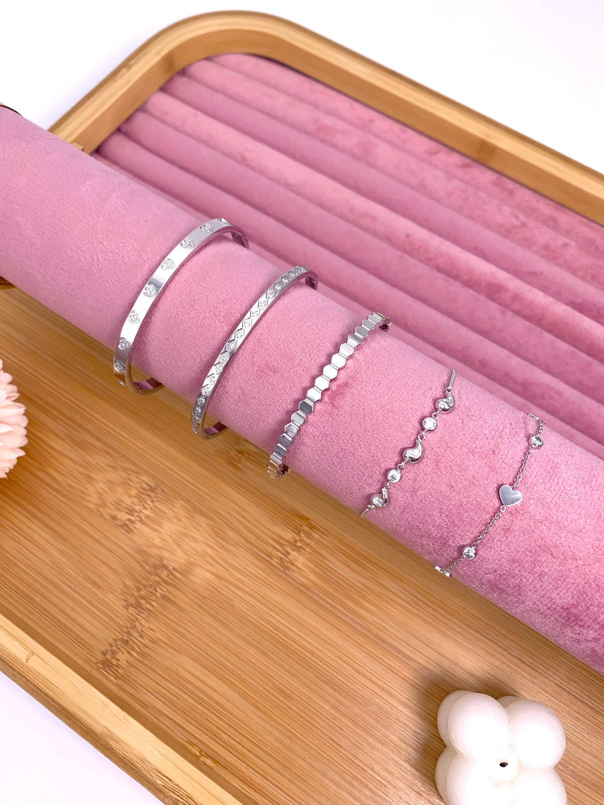 Set de bracelets en acier inoxydable SET49