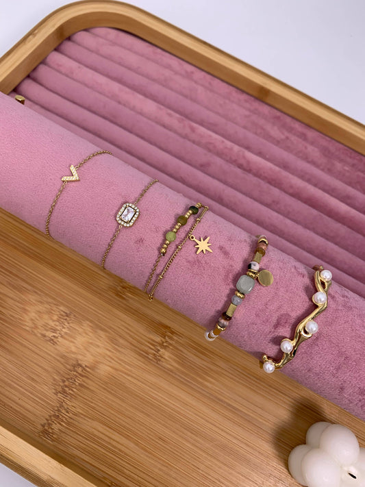 Set de bracelets en acier inoxydable SET40