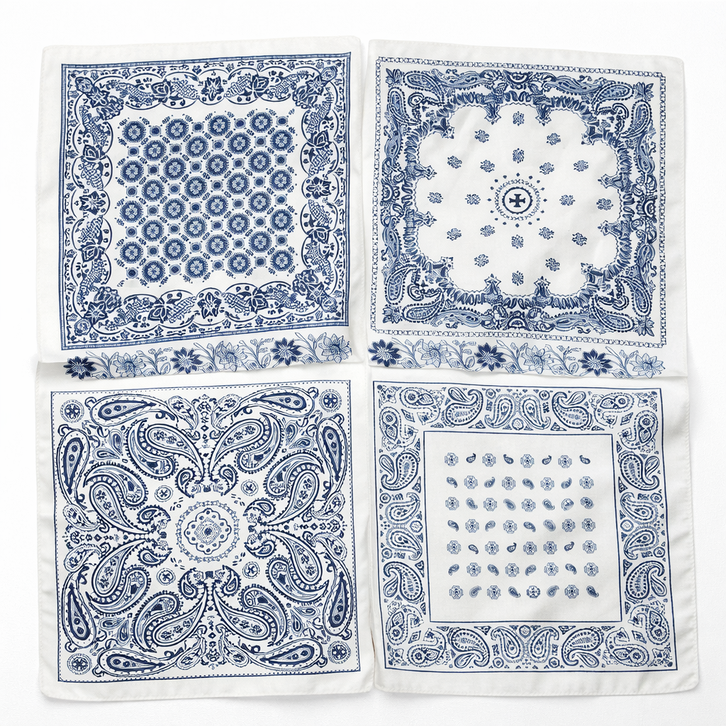 Foulard à motif 65 X 65 CM FL398DF