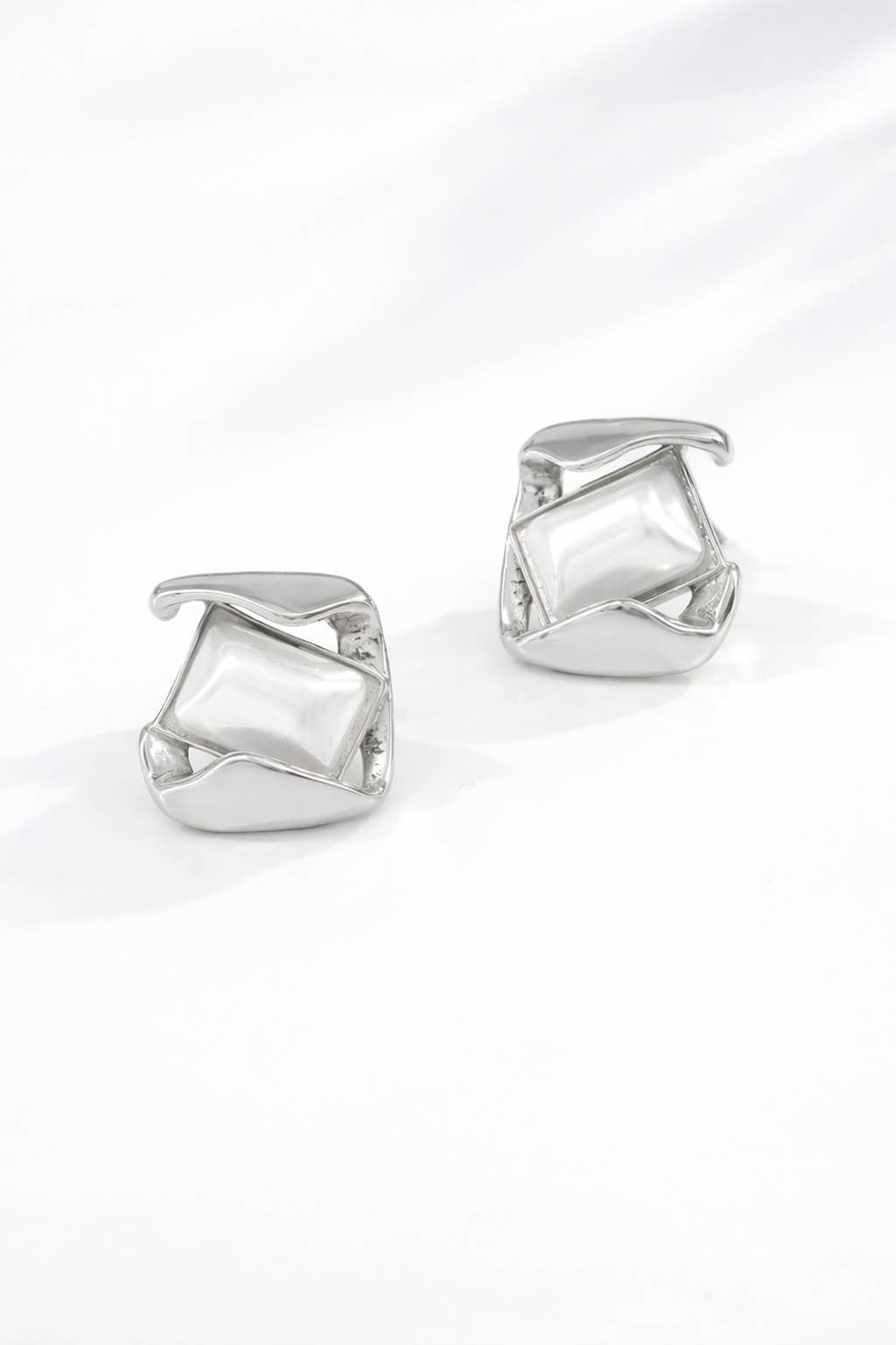 Boucles d'oreilles en acier inoxydable 124RX82