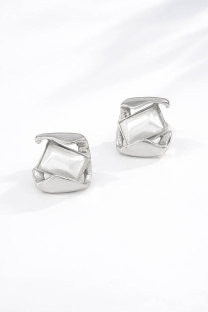 Boucles d'oreilles en acier inoxydable 124RX82