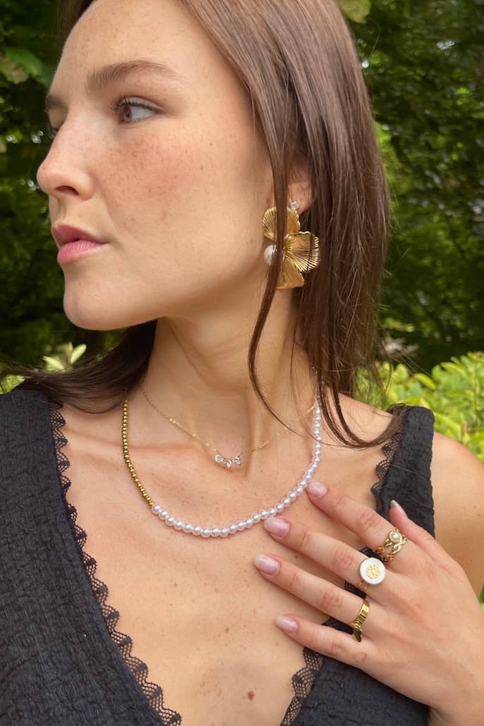 Stainless steel necklace 224CA23