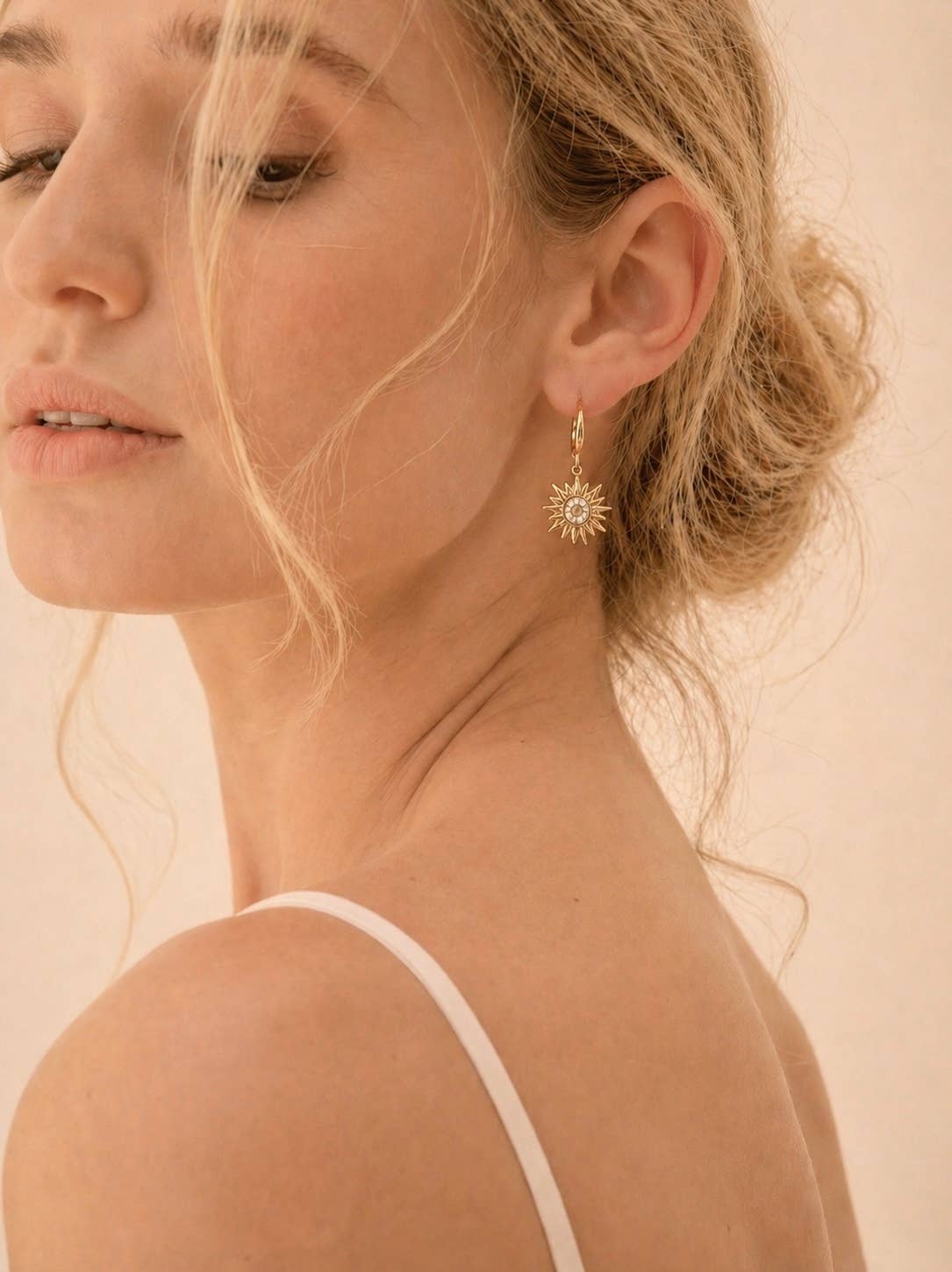 Boucles d'oreilles en acier inoxydable 124AQ702