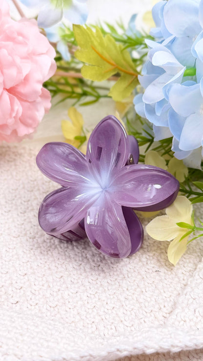 8cm flower hair clip YH90