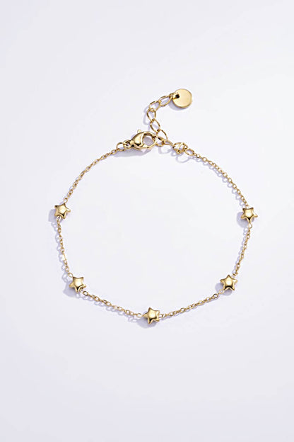 Bracelet étoiles en acier inoxydable 324AQ46