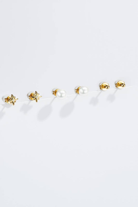 Stainless steel earrings 124AQ431