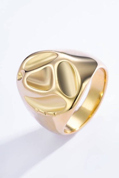 Bague texturé à taille en acier inoxydable 424AQ41