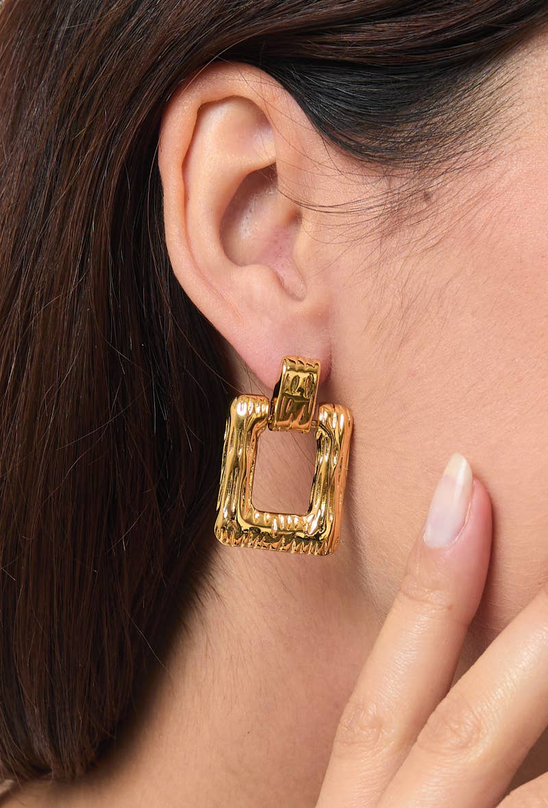 Boucles d'oreilles en acier inoxydable 124AQ271