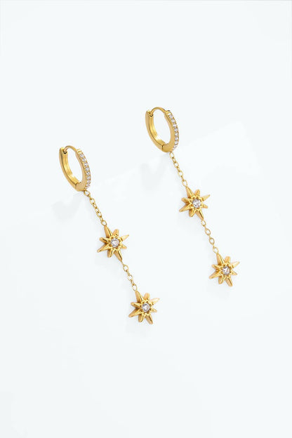 Boucles d'oreille en acier inoxydable 124AQ799