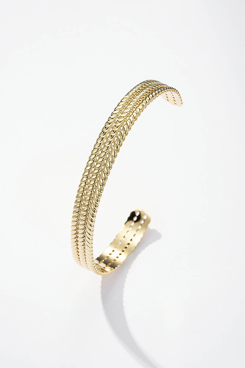 Stainless steel bangle 324AQ176