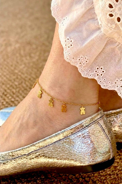 Stainless steel anklet 624AQ14