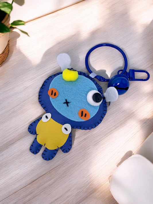 Porte-clé peluche avec clochette JSG35