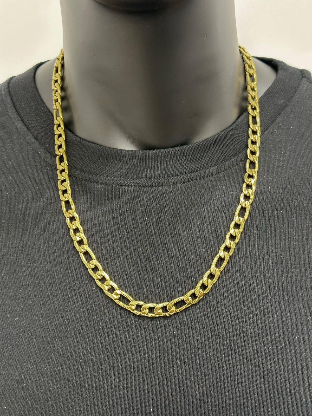 Long stainless steel chain necklace 224SY01