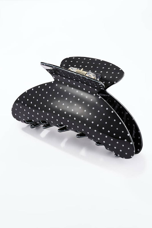 Polka dot hair clip 10.5 cm YH112SS
