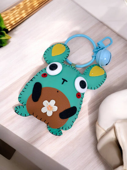 Porte-clé peluche avec clochette JSG19