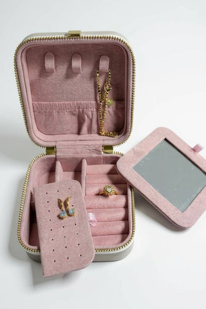 Boîte à bijoux avec miroir RY32
