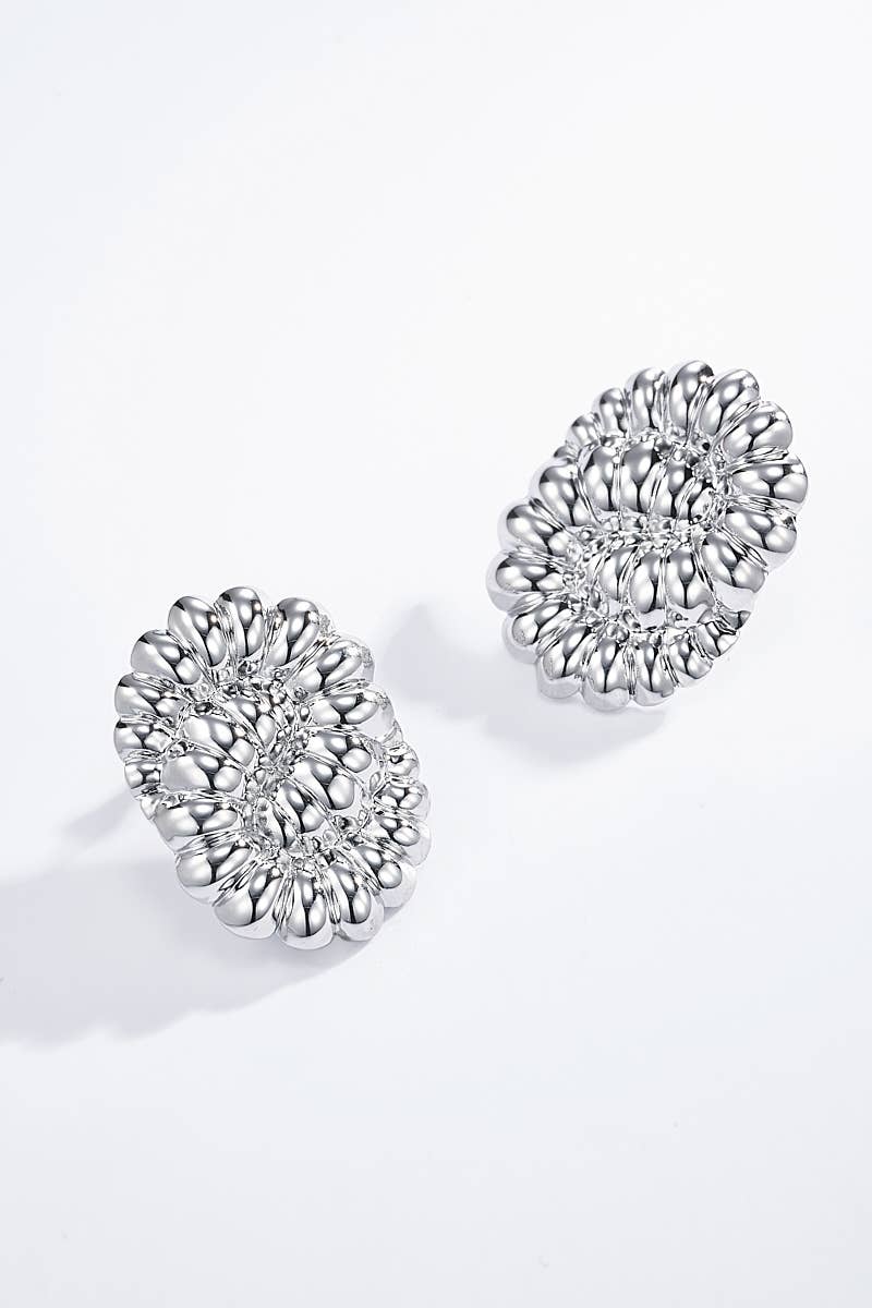 Stainless steel earrings 124AQ252