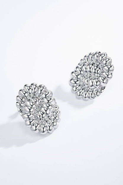 Stainless steel earrings 124AQ252