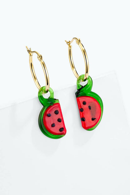 Stainless steel earrings 124RX365