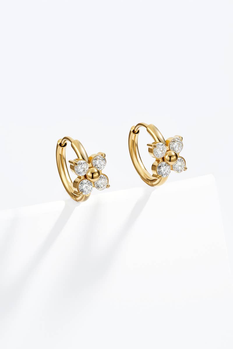 Stainless steel earrings 124AQ574