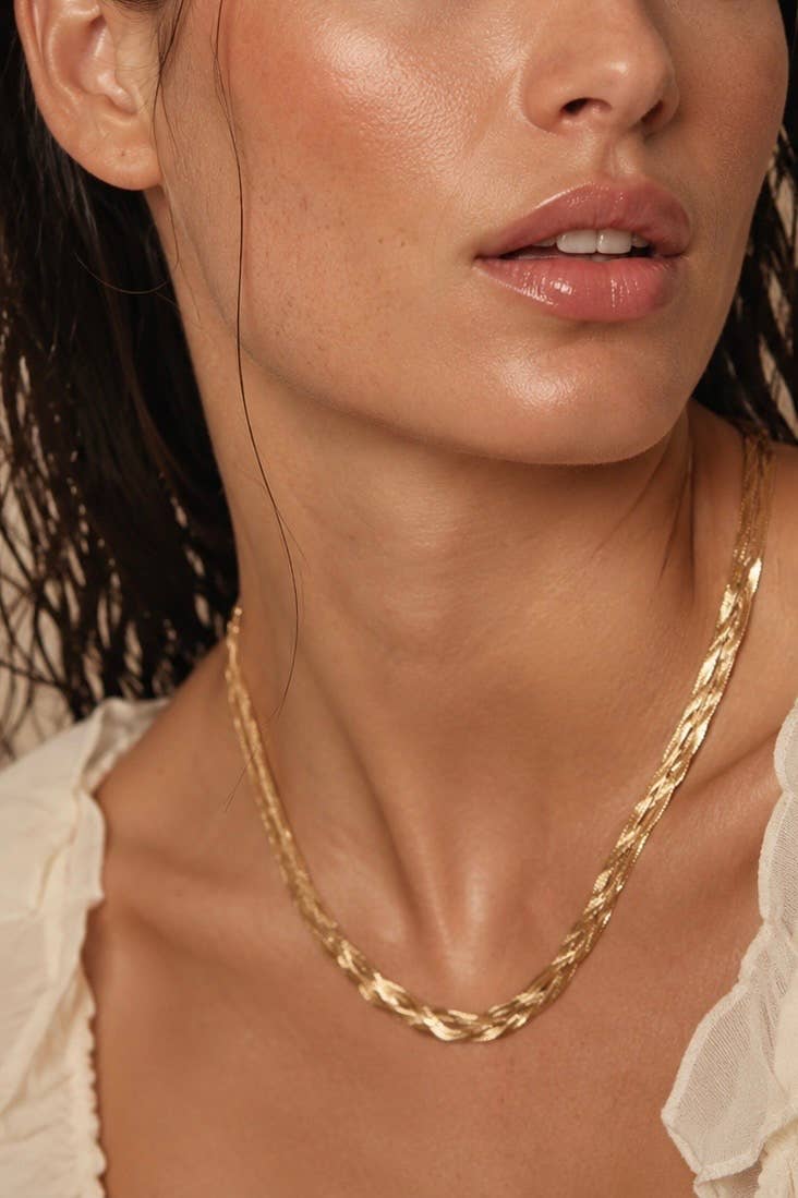 Collier chaîne en acier inoxydable 224AQ336