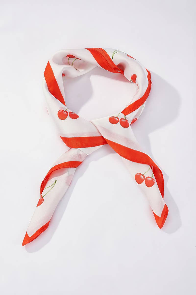 Patterned scarf 65 X 65 CM FL518DF
