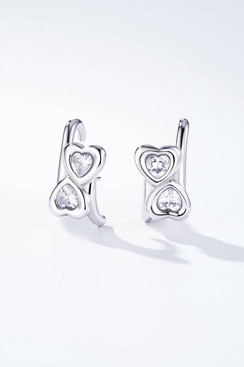 Stainless steel earrings 124AQ559