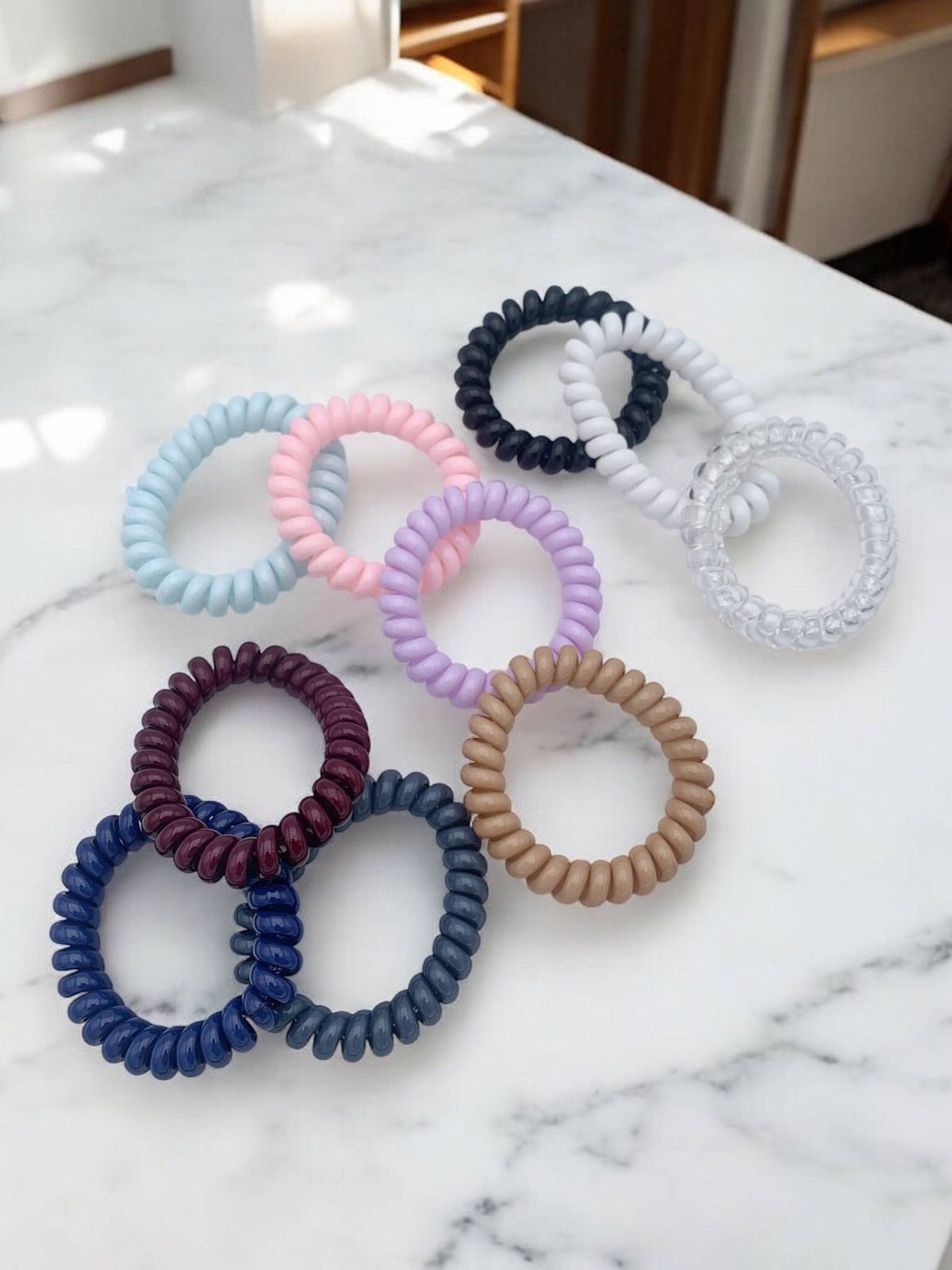 Chouchou élastique en spirale JD01