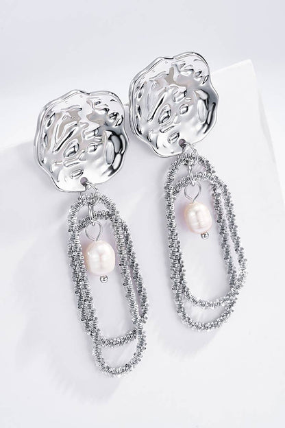 Boucles d'oreilles en acier inoxydable 124AQ244