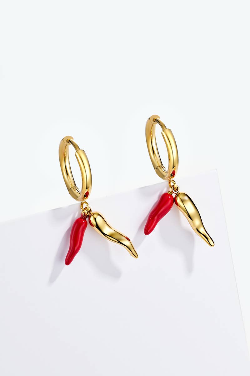 Stainless steel earrings 124AQ580