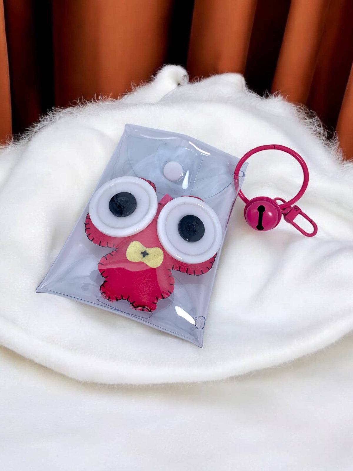 Porte-clé peluche avec clochette JSG05