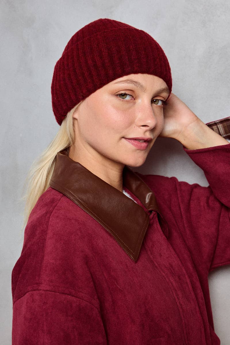 MJ201SD solid color beanie
