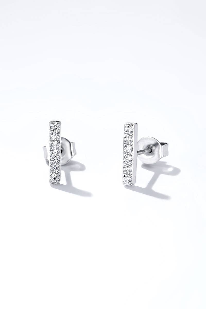 Stainless steel earrings 124AQ396