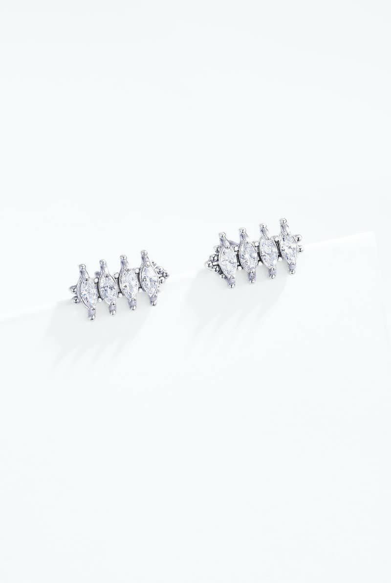 Stainless steel earrings 124AQ699